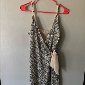 Altar'd State Silver Sequin Dress